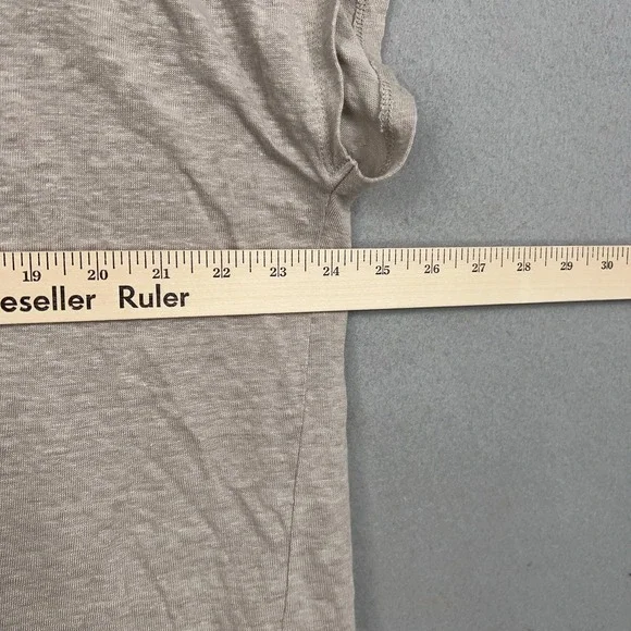 Soft Surroundings Shirt Womens 2X Beige Linen Slub Top Minimal Luxury Resort - Picture 10 of 12